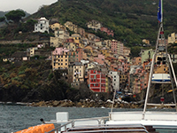 Riomaggiore from the boat